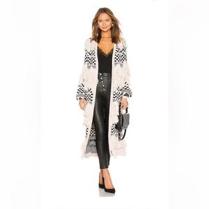 HOUSE of HARLOW REVOLVE FRINGE CARDI SPELL GYPSY